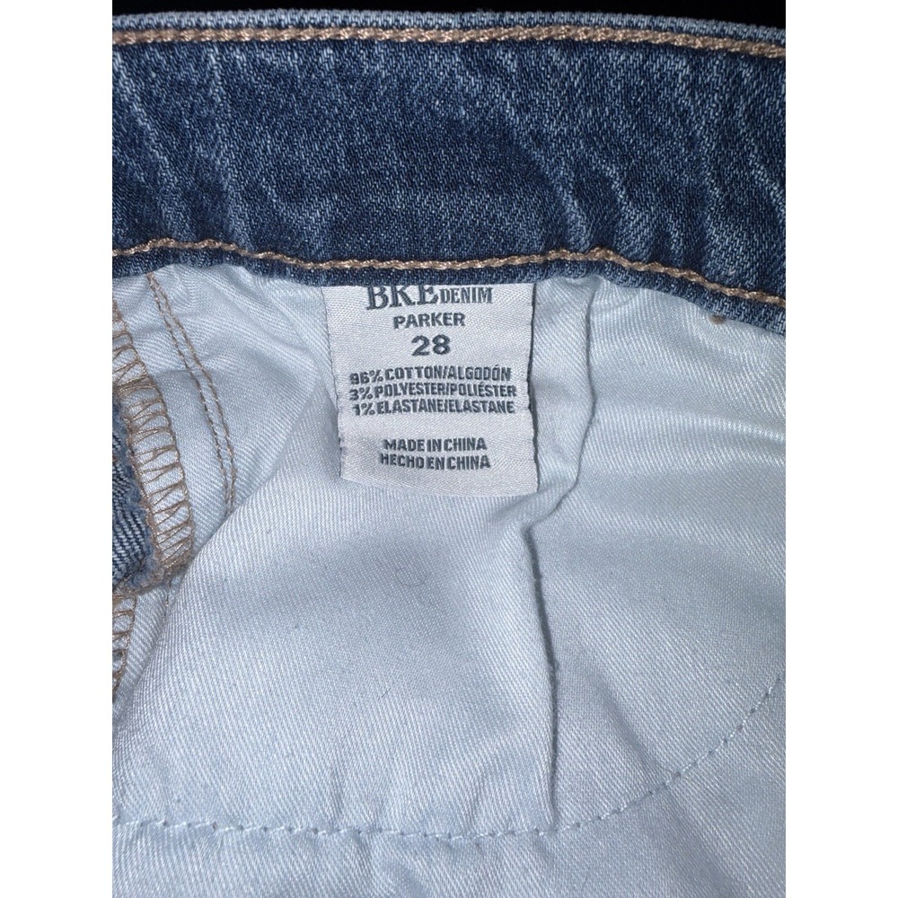 Buckle BKE Denim Parker HighRise Distressed CutOff Jean Shorts Womens 28 - Picture 4 of 7